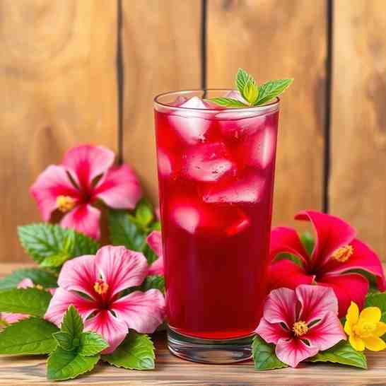 Agua de Jamaica - Refreshing South American Drink